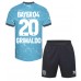 Maillot de foot Bayer Leverkusen Alejandro Grimaldo #20 Troisième vêtements enfant 2023-24 Manches Courtes (+ pantalon court)